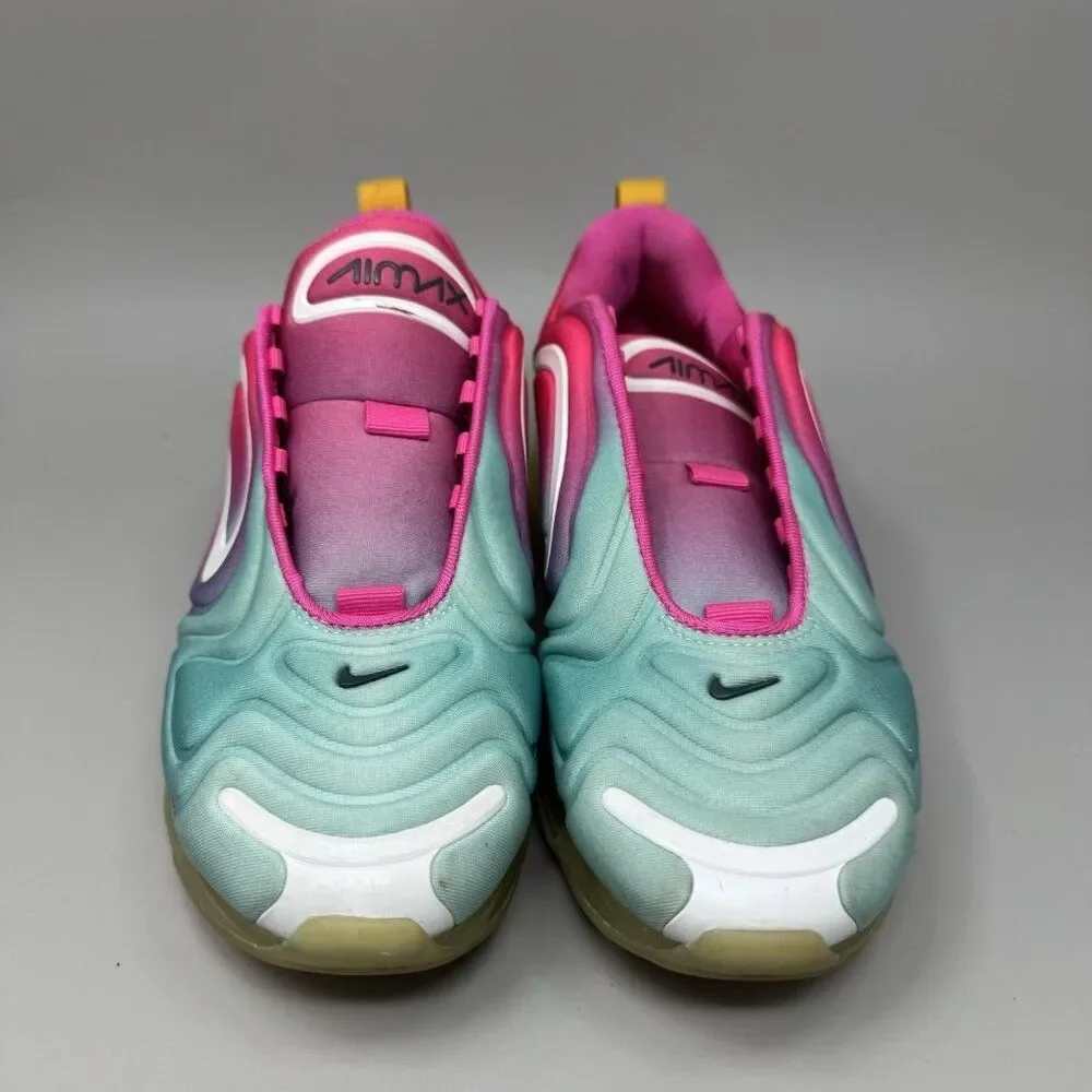 Nike Air Max 720 Shoes Womens Sz 6.5 Pink Blue Aqua Gradient CJ0567-300 Sneaker